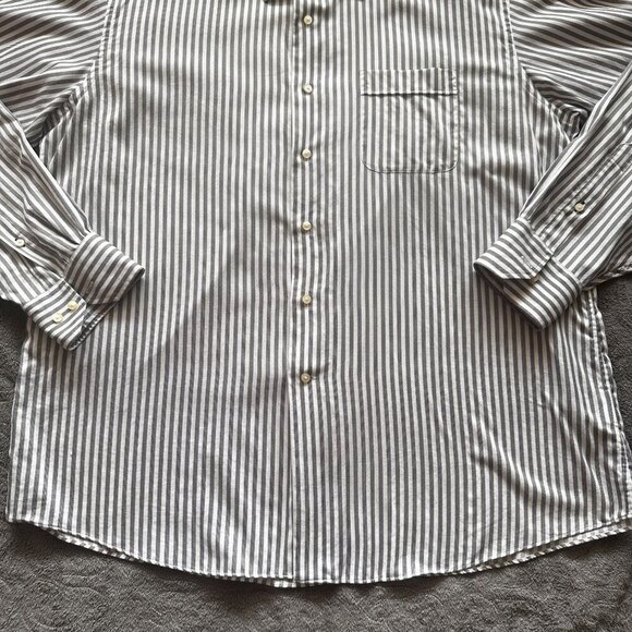 Tommy Bahama Button Down Dress Shirt Long Sleeve Striped Top Collared Men - Picture 2 of 16
